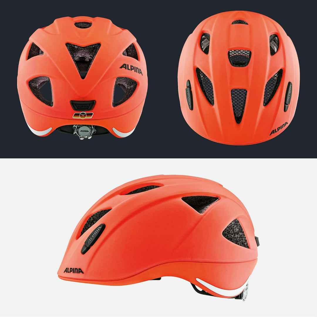 ALPINA XIMO L.E. - Leichter, Sicherer & Bruchfester Fahrradhelm Mit Optionalen LED-Licht Für Kinder