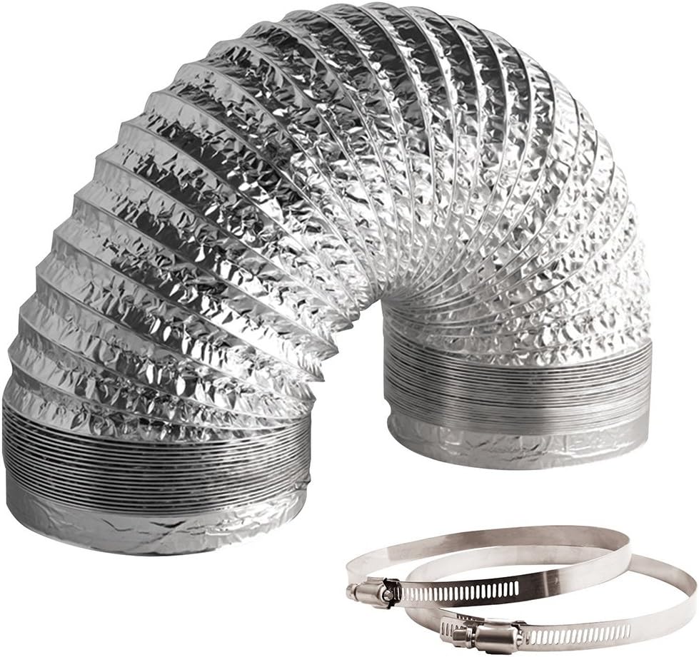 Abluft Set mit Mini Lüfter 150m³/h und Aktivkohlefilter 100x200mm 170-255 m³/h: Lüftung Klima Growbo