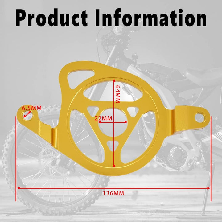 JFG RACING Surron Motorgehäuse-Schutzhülle, Motorrad-Riemenscheibenschutz, dekorative Ritzelabdeckun