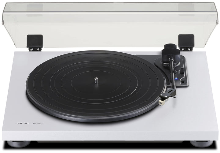 Teac TN-180BT(W) Hifi Plattenspieler mit Bluetooth Sender für Lautsprecher und Kopfhörer (Riemenantr