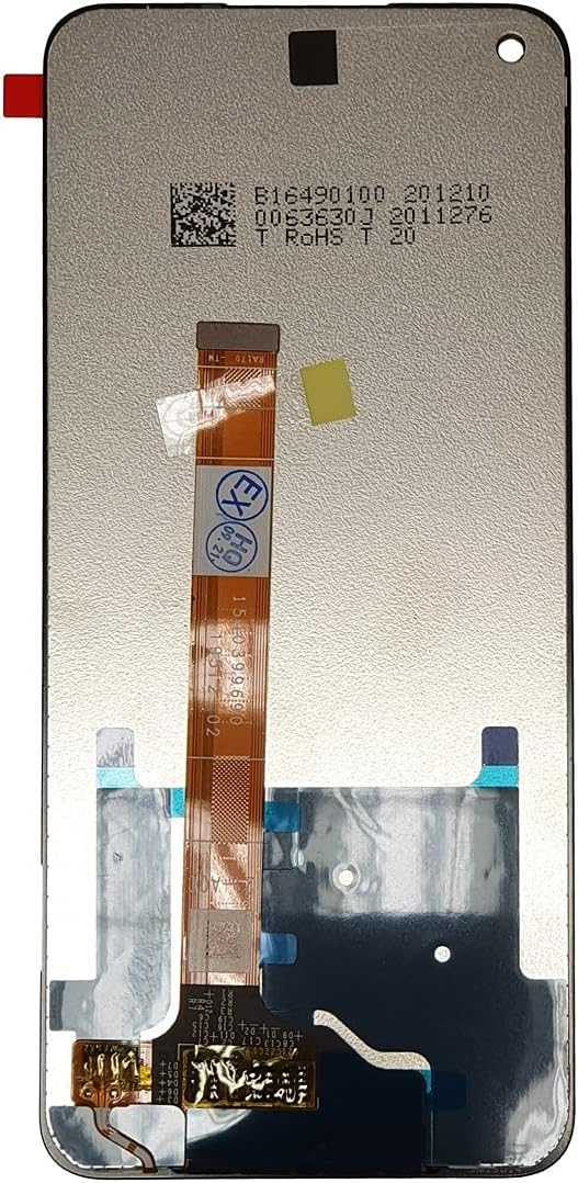 Smartex® Display LCD kompatibel mit Realme 7 (RMX2155) Schwarz Bildschirm, 7