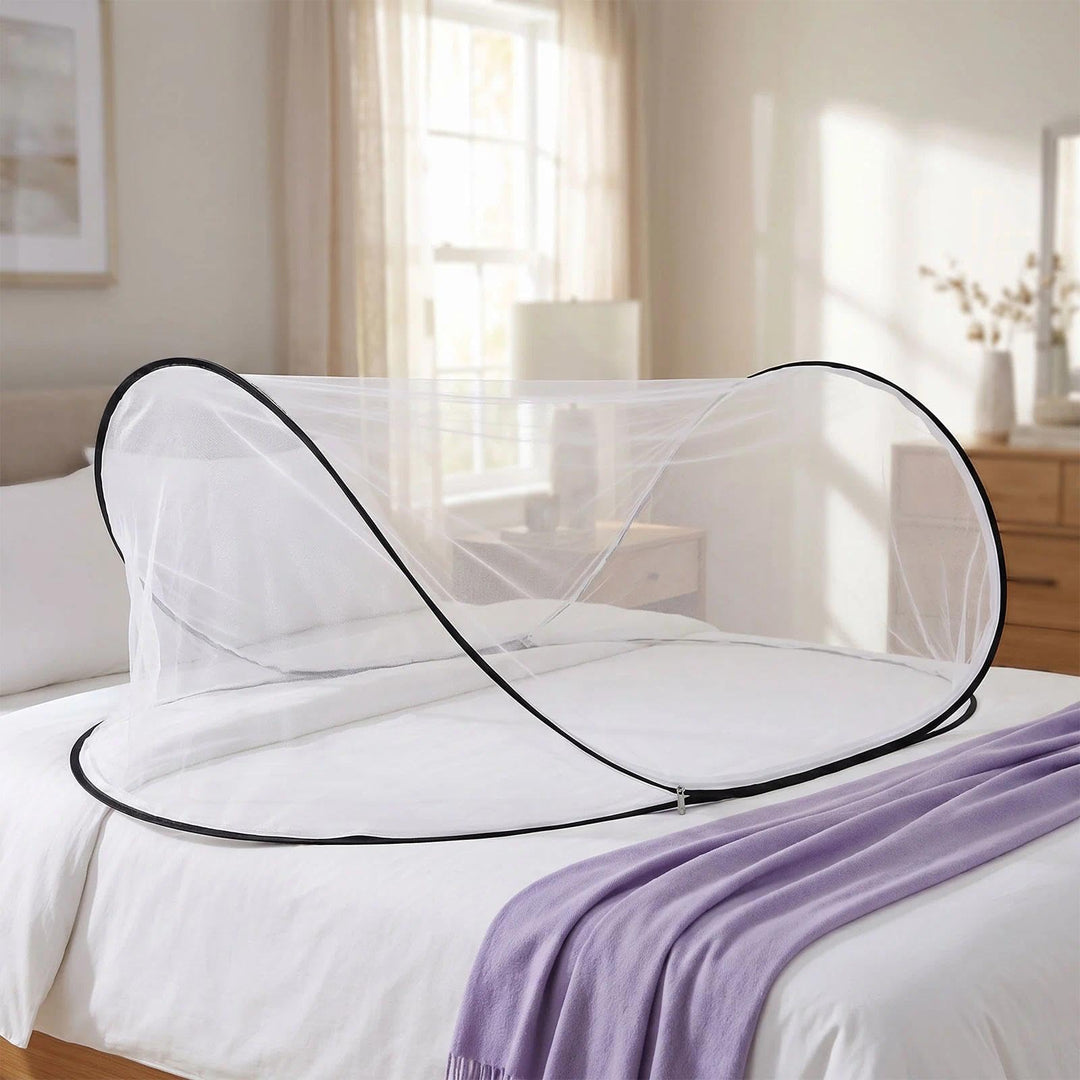 Moskitonetz Reise, Moskitonetz Bett Reise 200 x 80 x 56 cm klappbares Moskitonetz für Einzelbett mit