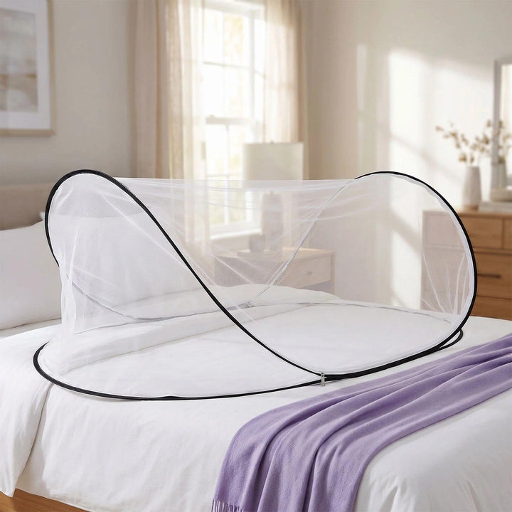 Moskitonetz Reise, Moskitonetz Bett Reise 200 x 80 x 56 cm klappbares Moskitonetz für Einzelbett mit