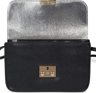 styleBREAKER Damen Crossbody Clutch in Schlangen Optik, Umhängetasche, Schultertasche, Tasche 020122