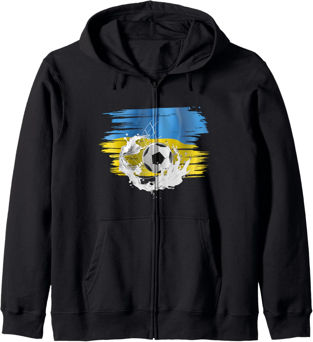 Ukraine Ukrainischer Fussball Kapuzenjacke