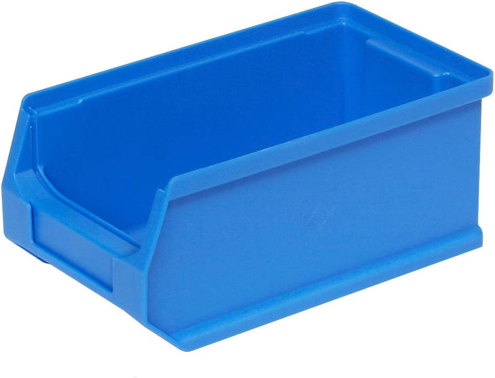 BRB Set - 25x Sichtstapelkästen PROFI LB5, blau, Inhalt 0,85 Liter, LxBxH 175x100x75 mm inkl. 3 verz