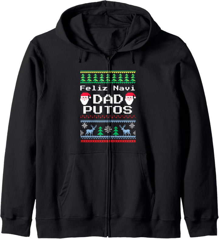 Feliz Navidad Putos Christmas Kapuzenjacke