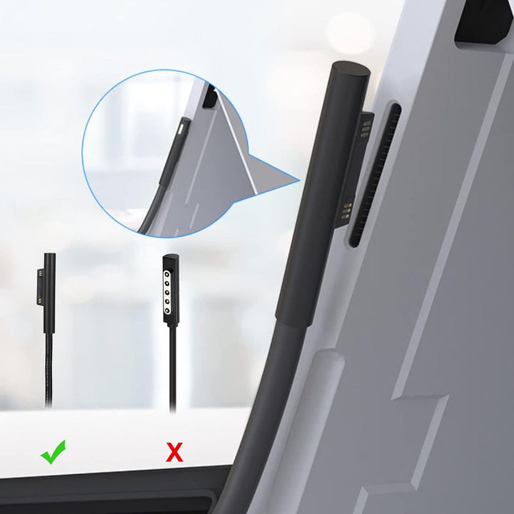 Surface Pro Ladegerät, 65W 15V 4A(Arbeitet mit 44W/39W/36W/24W) Netzteil für Surface Pro 3/4/5/6/7/X