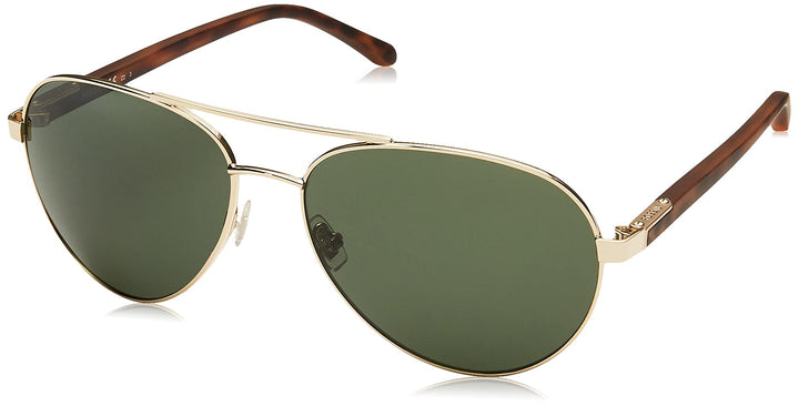 Fossil Unisex Sunglasses 58 3yg/Qt Light Gold, 58 3yg/Qt Light Gold