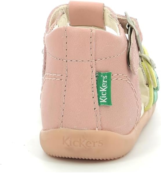 Kickers Mädchen Bigfor Sandale 21 EU Hellrosa Multico, 21 EU Hellrosa Multico