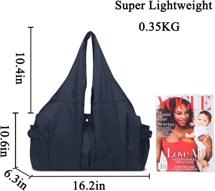 Shoulder Bag for Women, Waterproof Shopping Lightweight Work Purse and Handbag Travel Tote Oxford Ny