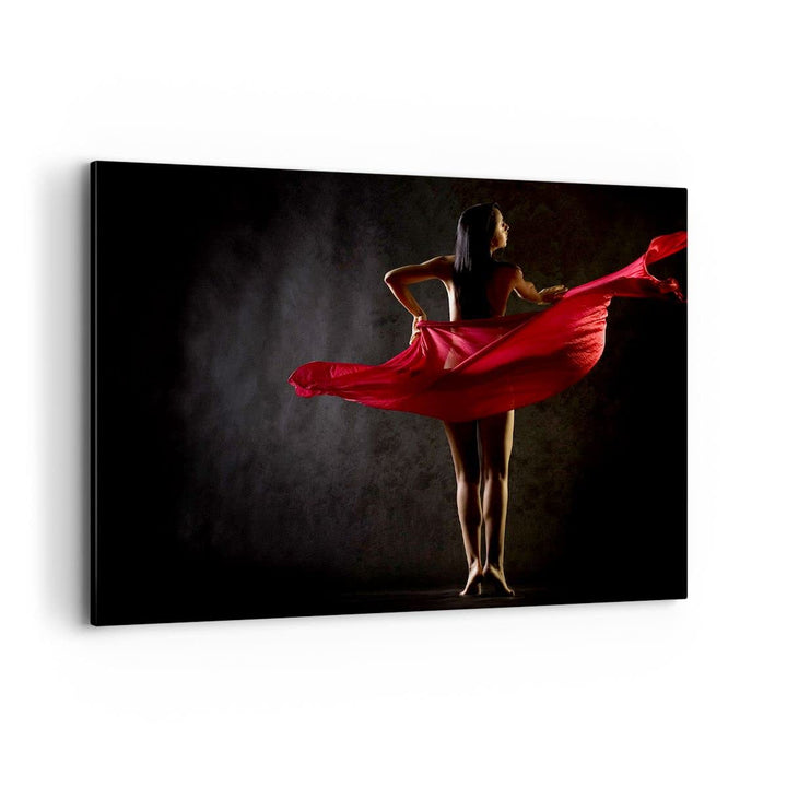 Bilder auf Leinwand 100x70cm Leinwandbild Schönheit Körper Tänzer Mädchen Gross Wanddeko Bild Schlaf