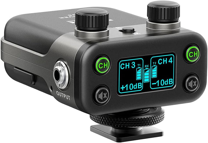 XVive U5 Wireless Audio System – Kabelloses Lavalier Mikrofon Set für Kamera, Video & Interviews, 2,