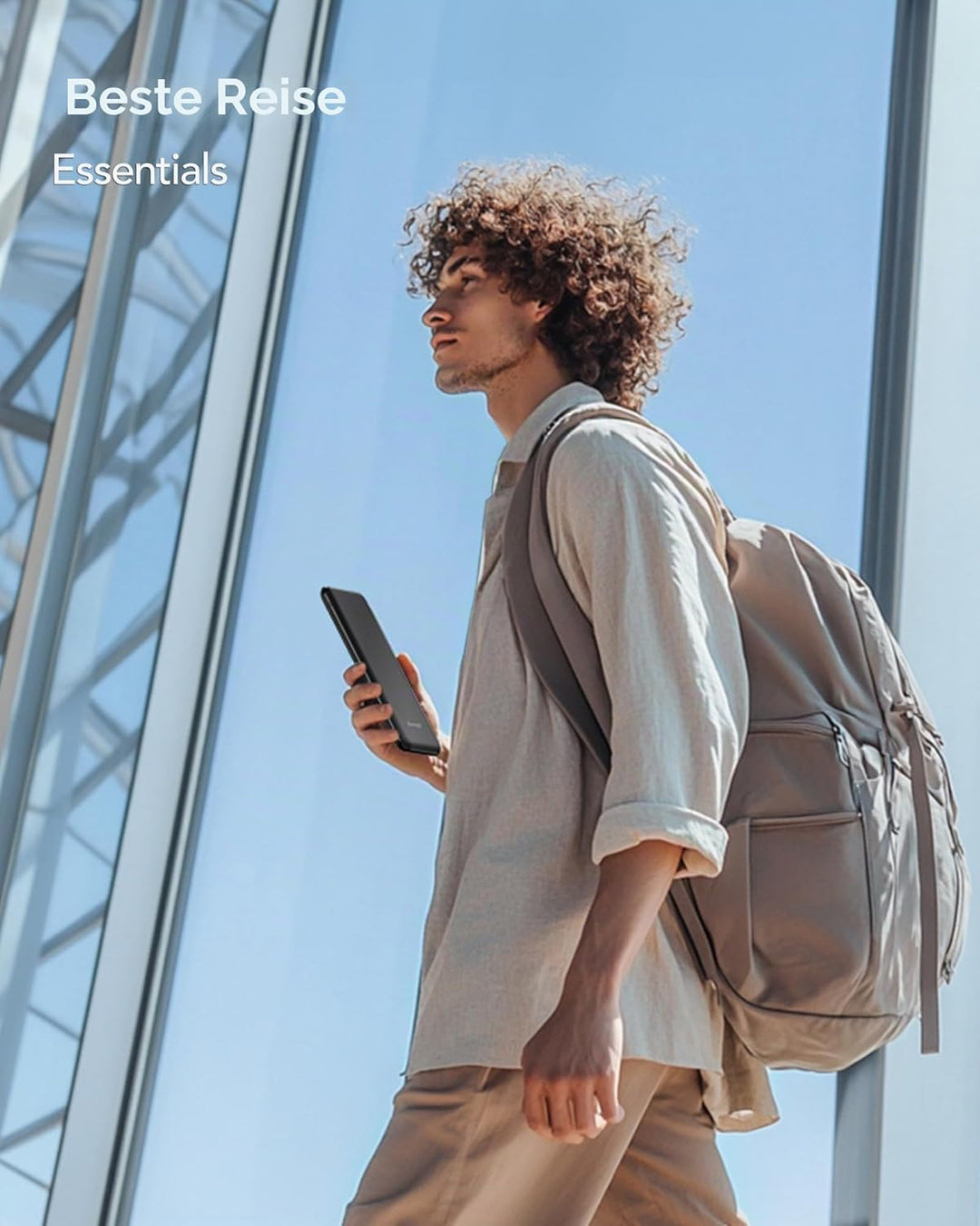 Charmast 26800mAh Powerbank USB C Externer Akku dünne Power Bank Handy Tragbares Ladegerät mit 3 Ein