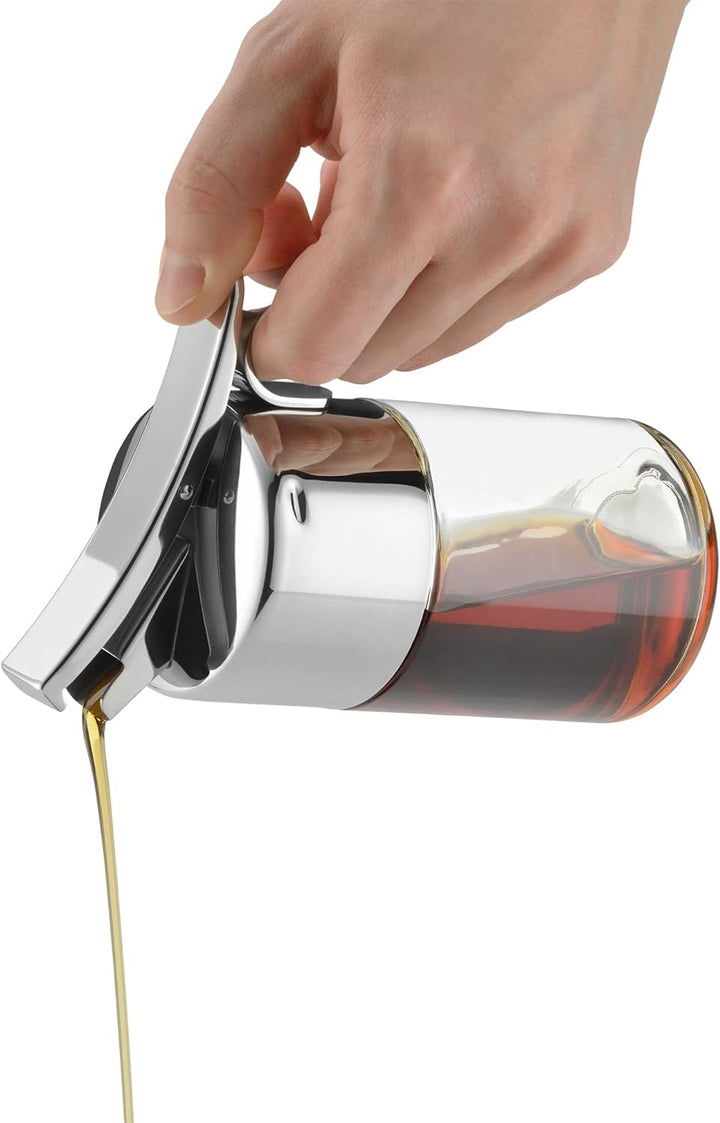 WMF Barista Sirup-/ Honigspender 240ml, Glas, Cromargan Edelstahl poliert, spülmaschinengeignet Sing