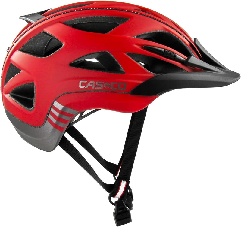 Casco Erwachsene Active 2 Fahrradhelm L rot-anthrazit matt, L rot-anthrazit matt