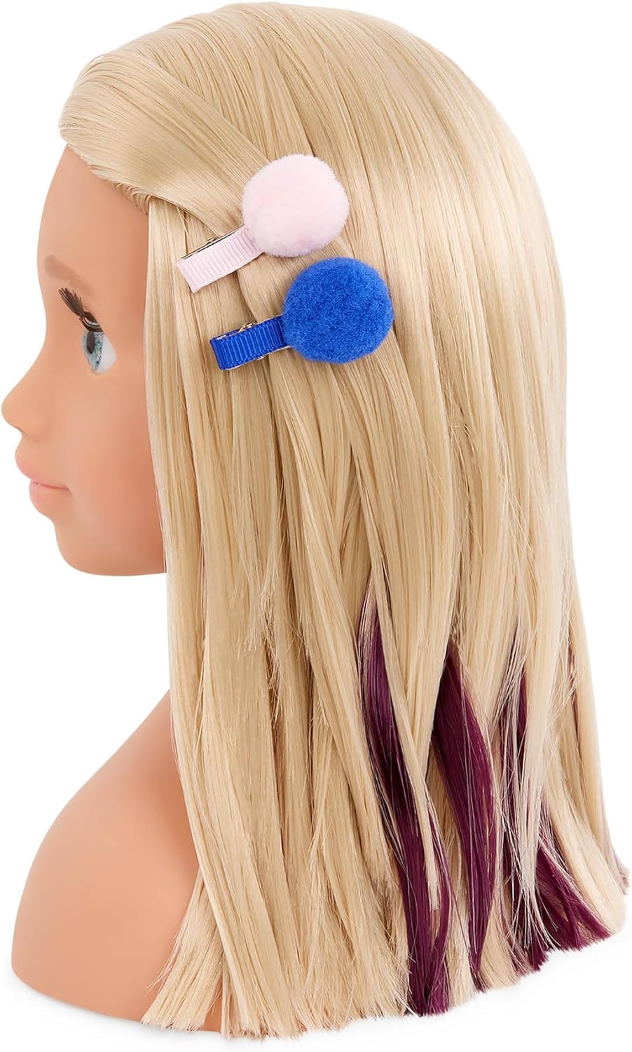 Our Generation Sparkles of Fun Stylingkopf Deanna – Langem, Dickem Blondem Haar, Peekaboo-Strähnchen