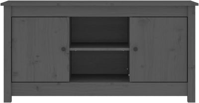 Tidyard TV Schrank mit 4 Fächern und 2 Türen Lowboard Sideboard Fernsehschrank Fernsehtisch TV Möbel