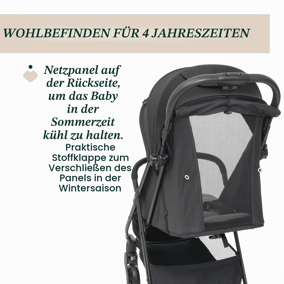 Chicco Kinderwagen Taormina, Ab Geburt bis 22 Kg, Praktisch und leicht, Zusammenklappbarer Buggy, Ki
