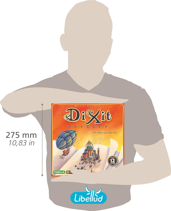 Libellud | Dixit Odyssey (Edition 2022) | Kommunikationsspiel | Alter: 8+ | 3 bis 12 Spieler | Spiel