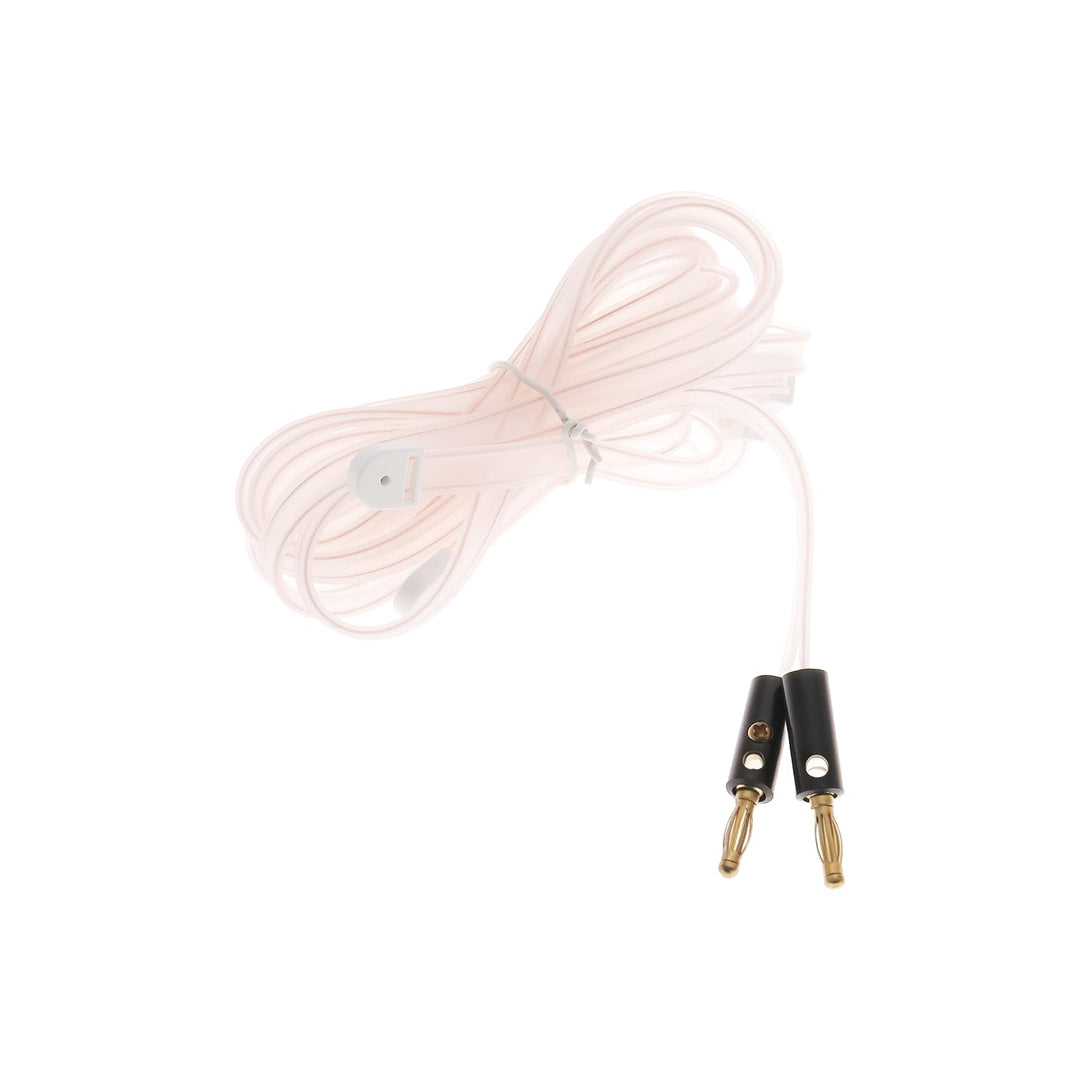 1x FM Dipolantenne mit Bananenstecker, horizontaler Flügel, 2 x 74 cm, vertikaler Ausgang 159 cm, fü