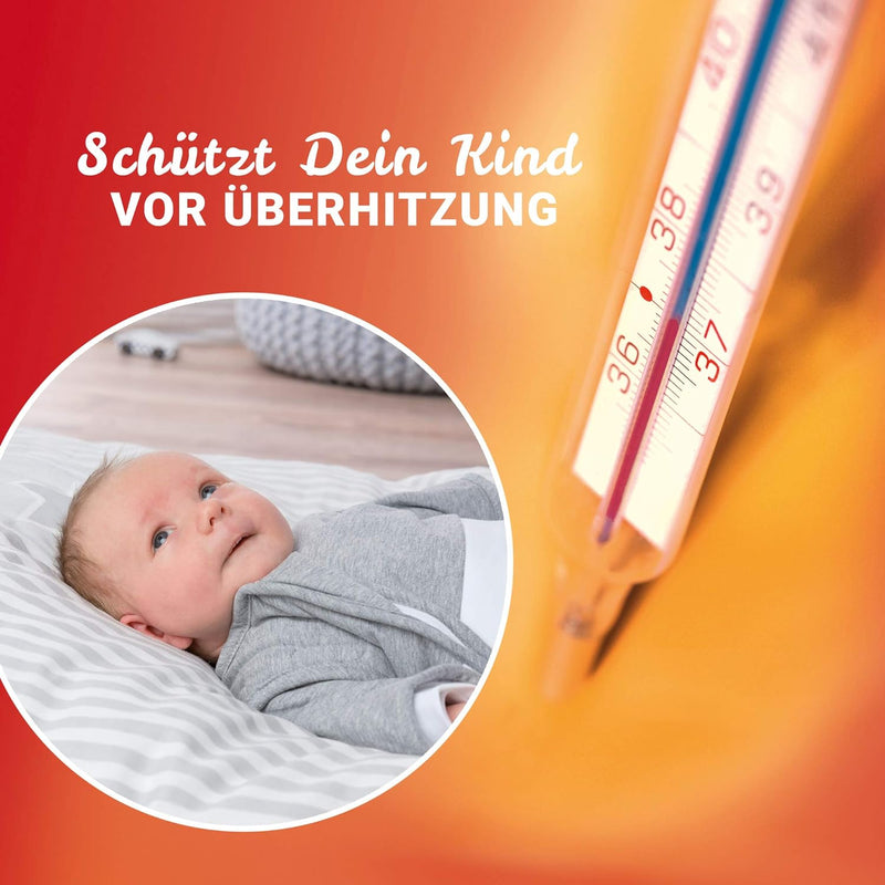 Gesslein 771092 Bubou Babyschlafsack mit abnehmbaren Ärmeln: Temperaturregulierender Ganzjahreschlaf