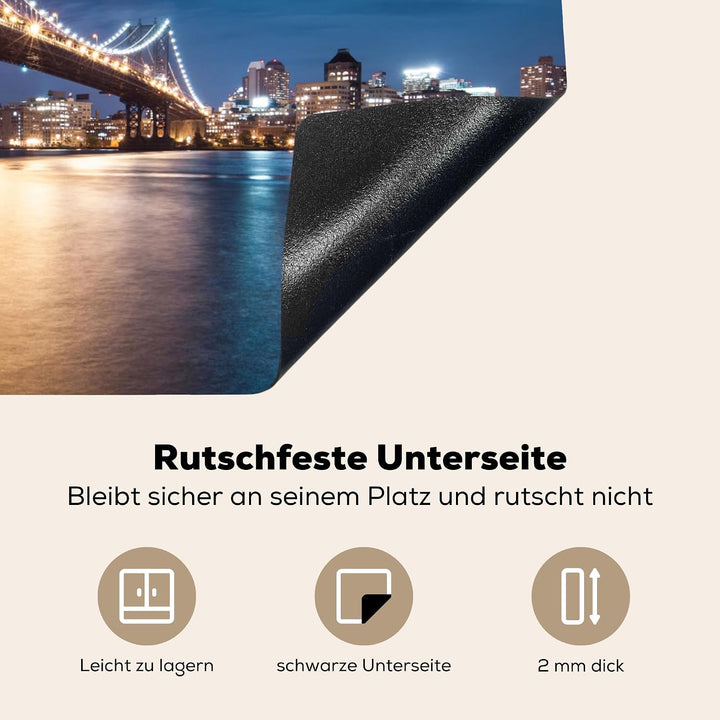 KitchenYeah© Herdabdeckplatte Einteilig Küche Herdabdeckung Induktionsfeld Ceranfeld Herdabdeckplatt