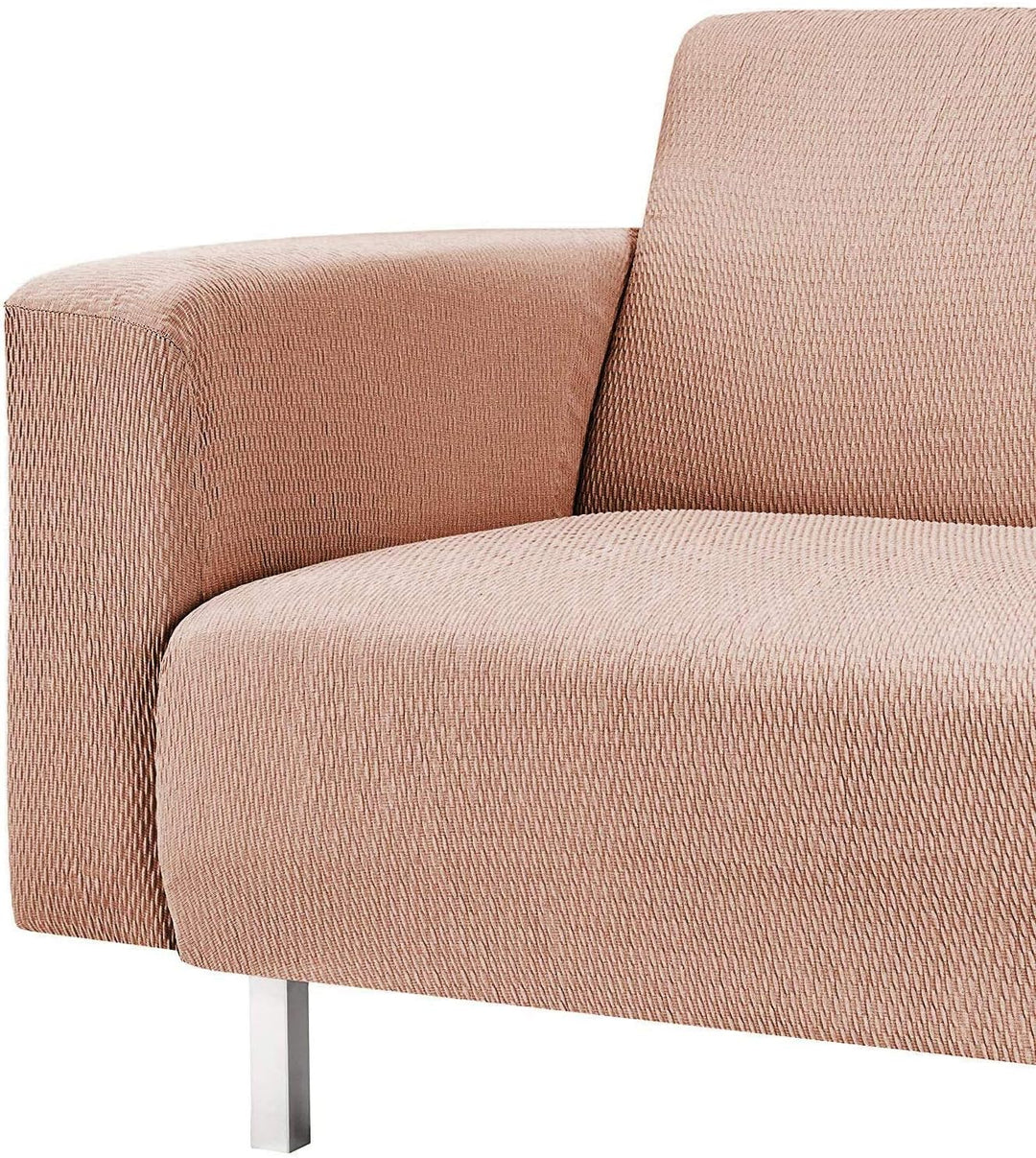 Martina Home Tunez Bezug für Chaiselongue, Polyester, Lachs, Brazo izquierdo Corto kurzer linker Arm