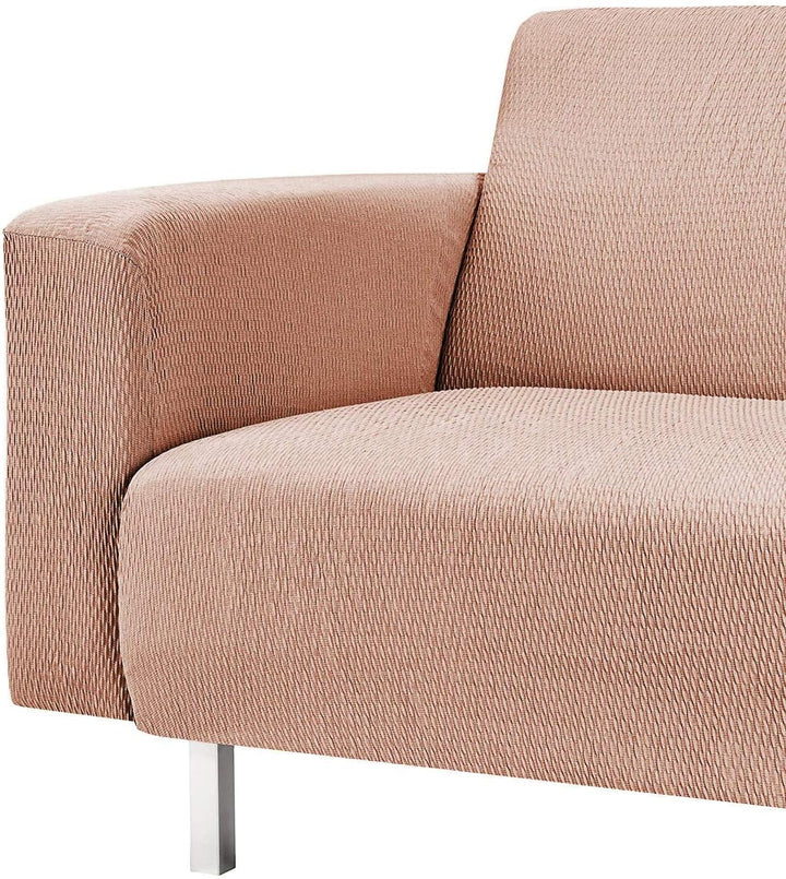 Martina Home Tunez Bezug für Chaiselongue, Polyester, Lachs, Brazo izquierdo Corto kurzer linker Arm