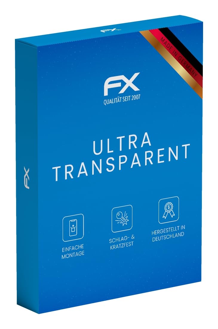 atFoliX Schutzfolie kompatibel mit Huion Kamvas Pro 24 Gen 3 Folie, ultraklare FX Displayschutzfolie