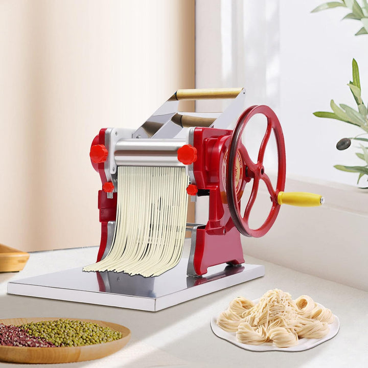 Manuelle Nudelmaschine Manuelle Teigwalzenmühle aus Edelstahl, Multifunktionale Manuelle Pasta Maker