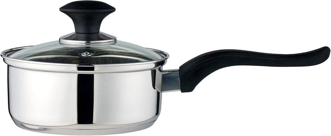 Funktion Saucepan set 6 dele 1.8 Liter Glänzender Stahl, 1.8 Liter Glänzender Stahl
