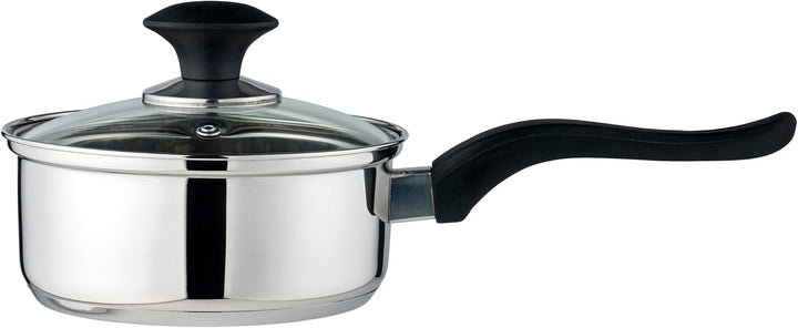 Funktion Saucepan set 6 dele 1.8 Liter Glänzender Stahl, 1.8 Liter Glänzender Stahl