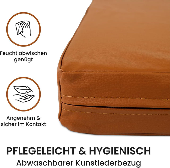 Jeflex - Weichbodenmatte & Turnmatte 100 x 70 x 8 cm MADE IN GERMANY/Gymnastikmatte tragbar/platzspa