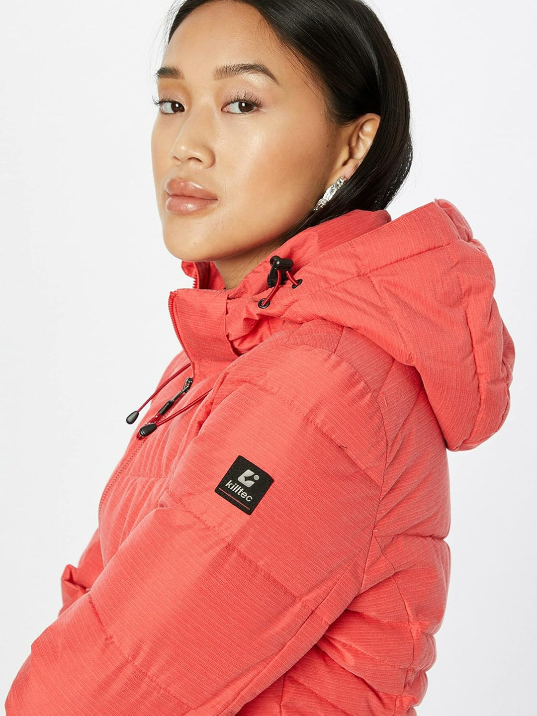 Killtec Damen Kow 149 Wmn Qltd Jckt Steppjacke mit abzippbarer Kapuze 36 00428-himbeere, 36 00428-hi