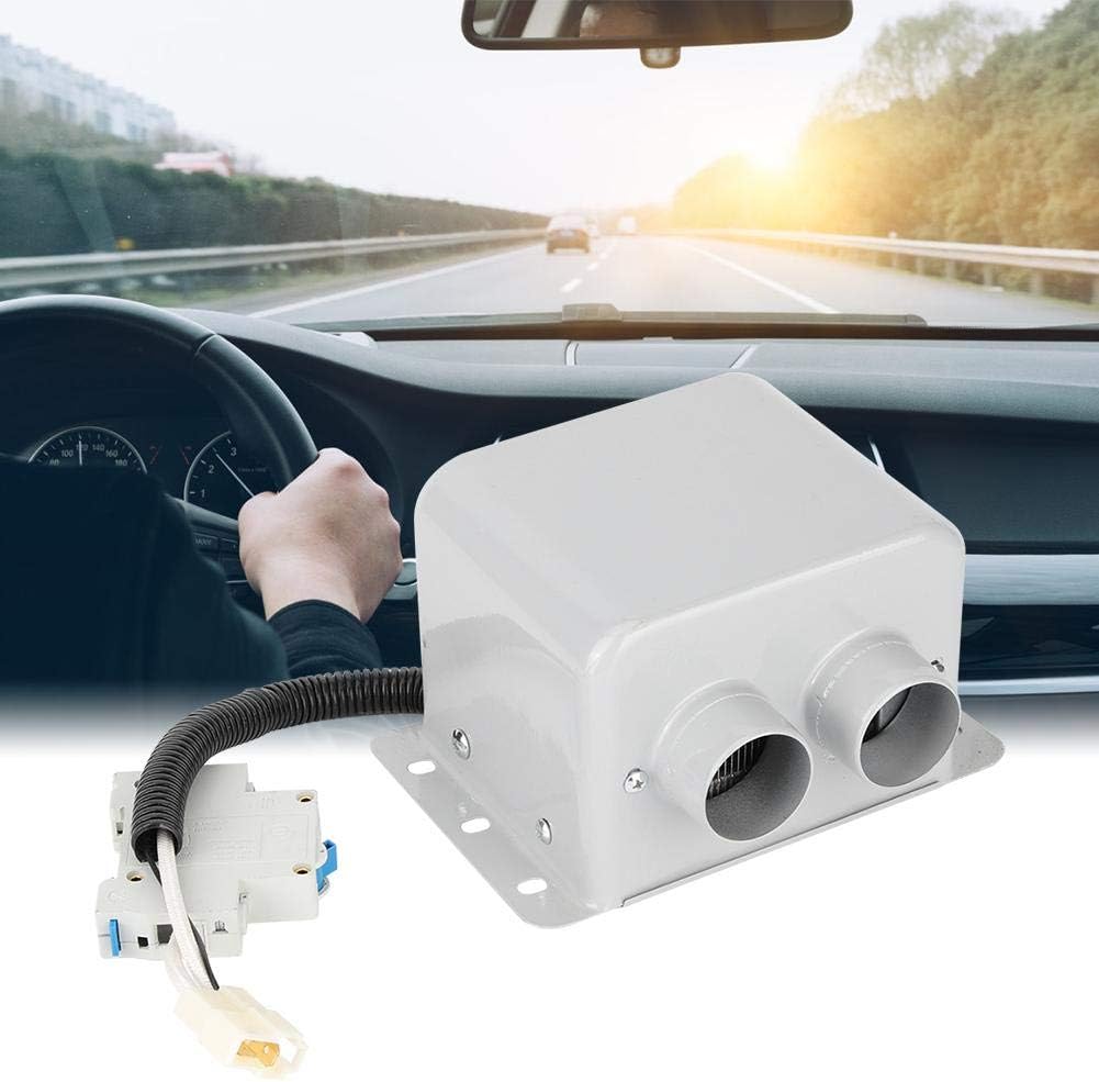 CHICIRIS Tragbare Autoheizung - 800W 2-Loch-Auto-Elektroheizung Winterheizung Wärmer Fensterentfrost