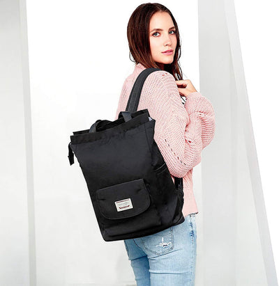 FANDARE Unisex Rucksack Casual Schultertasche mit USB Ladeanschluss Gepäckband Schultasche Daypack f