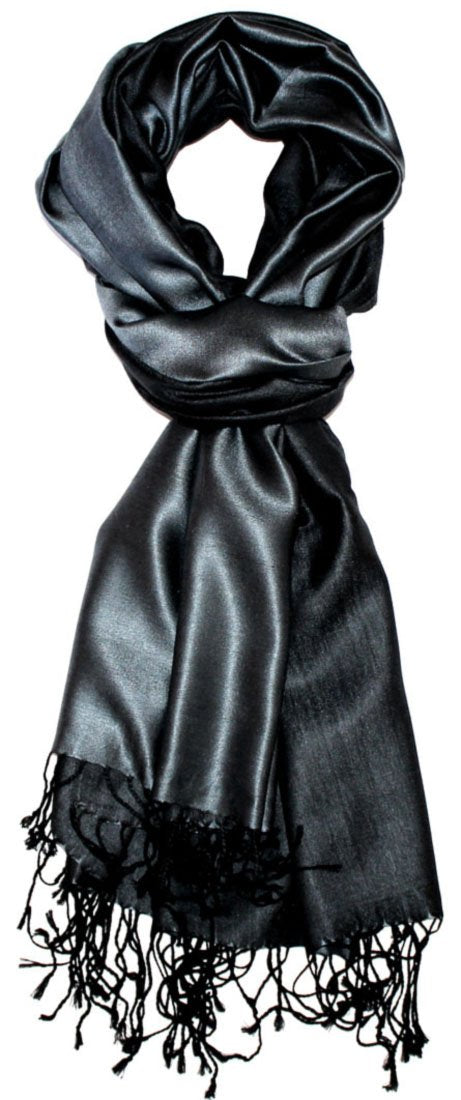 Lorenzo Cana Herren Wendeschal 70% Seide 30% Viskose Schaltuch 70 cm x 190 cm zweifarbig Schal Stola