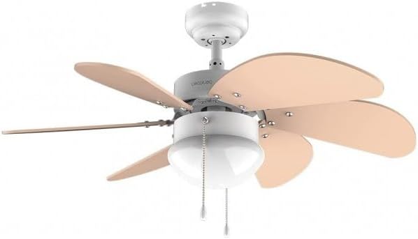 Cecotec Deckenventilator EnergySilence 3600 Vision Orange, 50 W, Durchmesser 92 cm, Lampe, 3 Geschwi