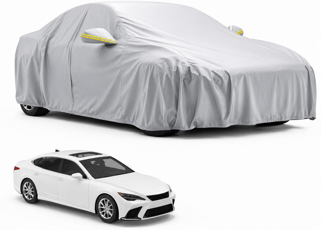 Autogadget® Premium Auto Abdeckplane - Autoabdeckung &amp; universale Autoschutzhülle - Abdeckung - Car