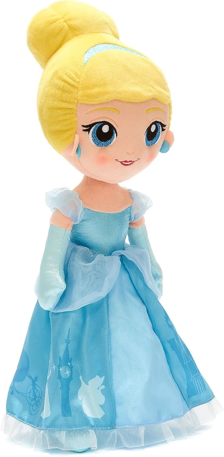 Disney Store Official, Cinderella, Kuschelpuppe, Plüsch-Prinzessin, 37 cm | Weiche Cinderella Stoffp