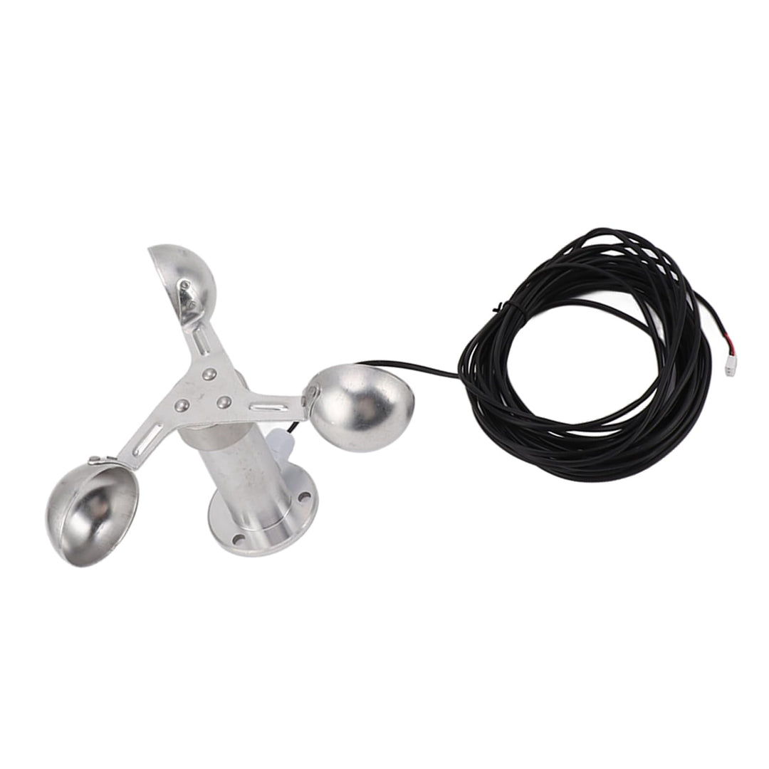 Anemometer aus Aluminiumlegierung, Windgeschwindigkeitsüberwachungssensor, 3 Tassen Windgeschwindigk
