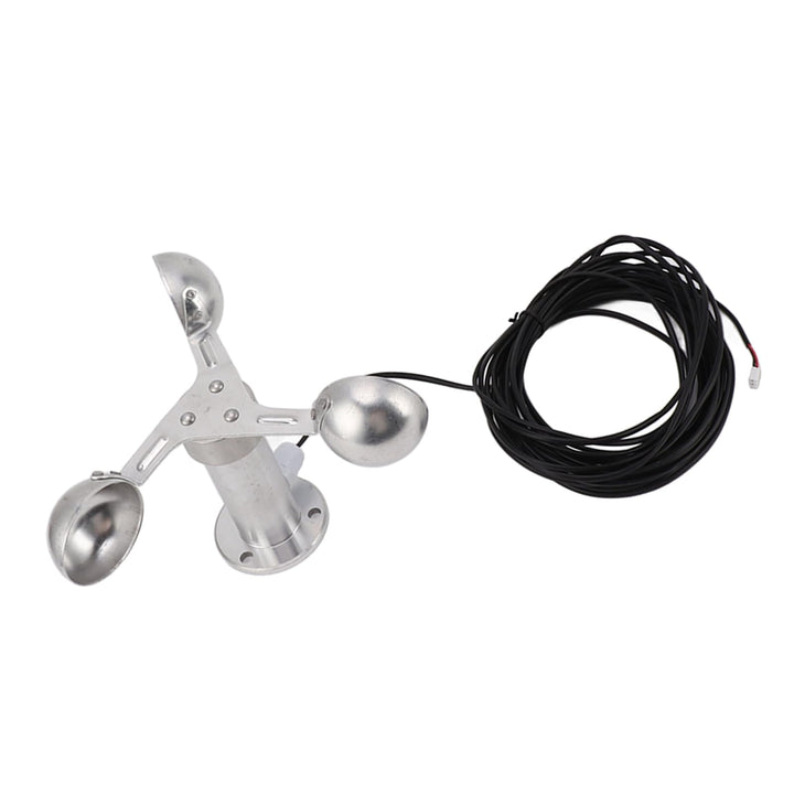 Anemometer aus Aluminiumlegierung, Windgeschwindigkeitsüberwachungssensor, 3 Tassen Windgeschwindigk