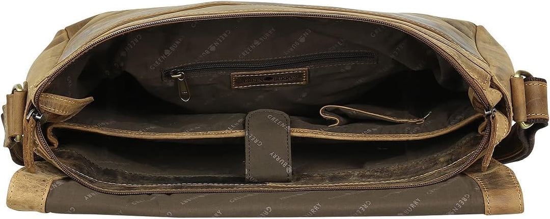 Greenburry Herren Henkeltasche antikbraun 25