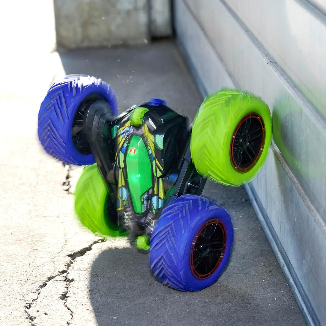Dickie Toys - RC Auto Cyber Flip (22 cm) - ferngesteuertes Auto ab 6 Jahre mit 360°-Stunts und Licht