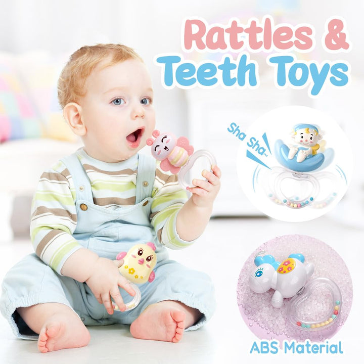 Mini Tudou Baby Mobile, Babybett mit Musik und Licht, Timing-Funktion, Projektor, Fernsteuerung, Bab