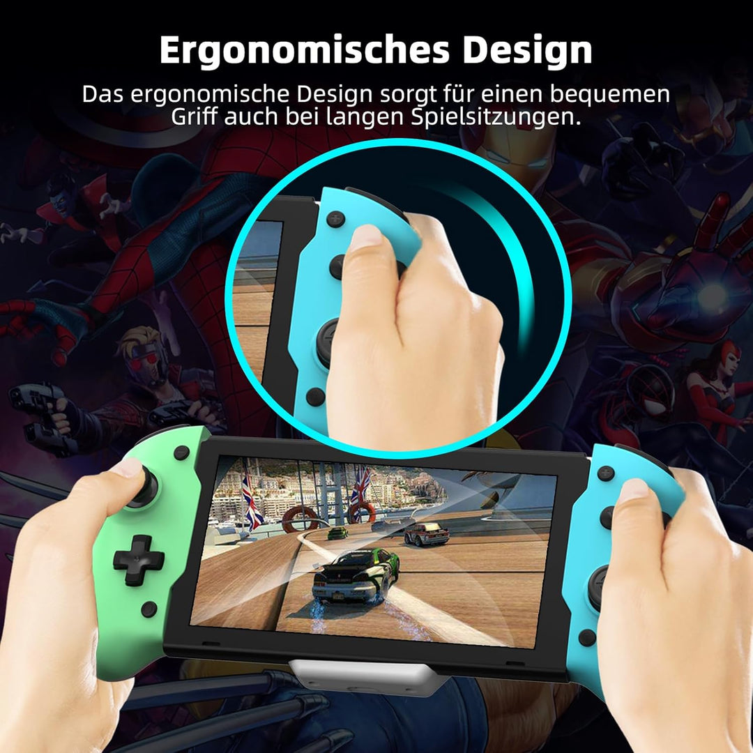 NexiGo Controller für den Handheld Modus, ergonomischer Controller für Nintendo Switch mit 6-Achsen-