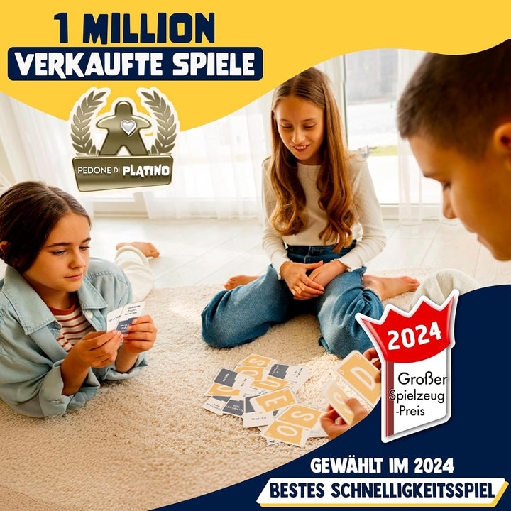 ATM Gaming Quickstop - Das Buchstaben-Duell - Kartenspiel für Jugendliche und Erwachsene - Schnell u