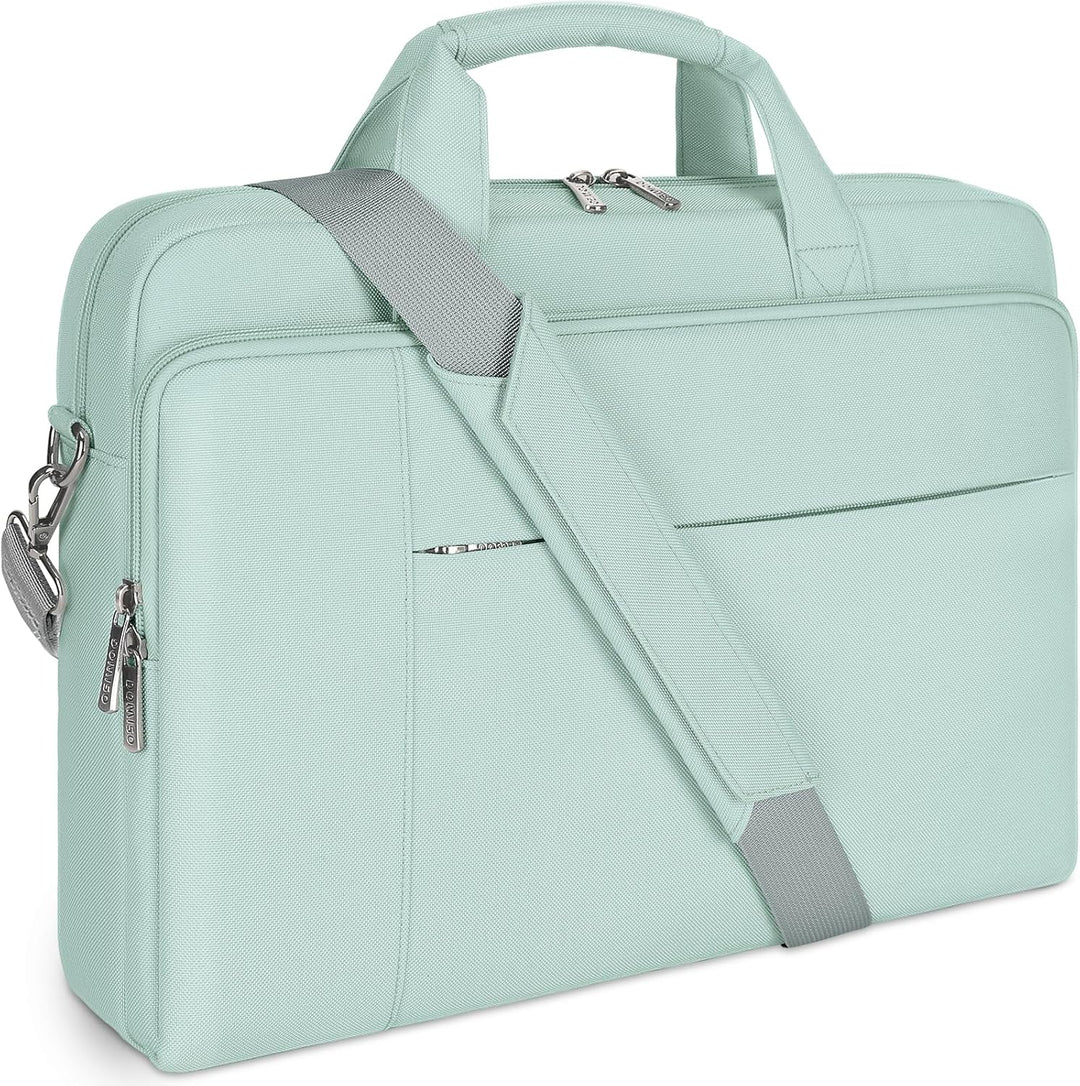 DOMISO 17 Zoll Laptop Tasche Aktentasche Schultertasche Business Wasserdicht Notebooktasche für 17-1