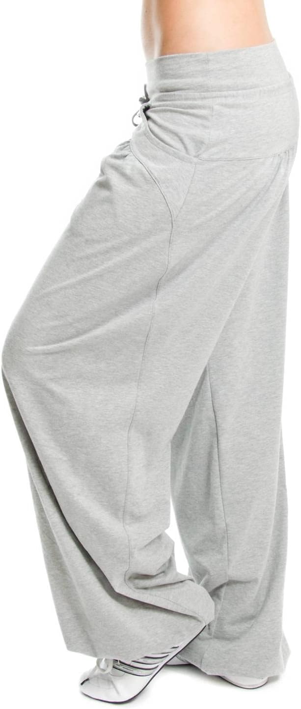 WINSHAPE Damen Trainingshose Dance Fitness Freizeit Sport XXL Grey-melange, XXL Grey-melange